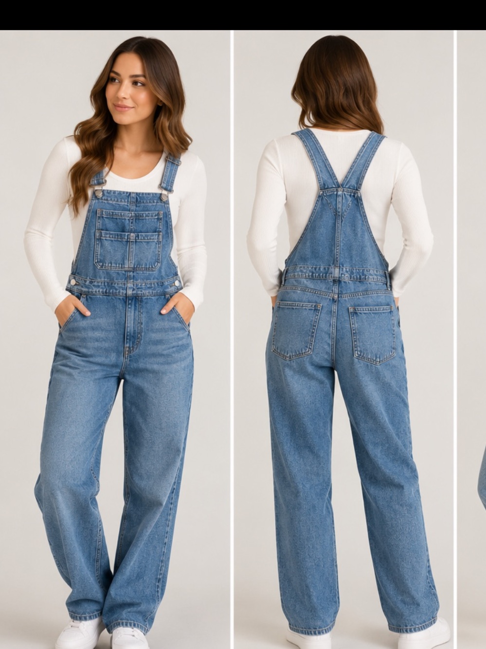 Celebrity Pink Relaxed Overall Denim Size Medium NWT